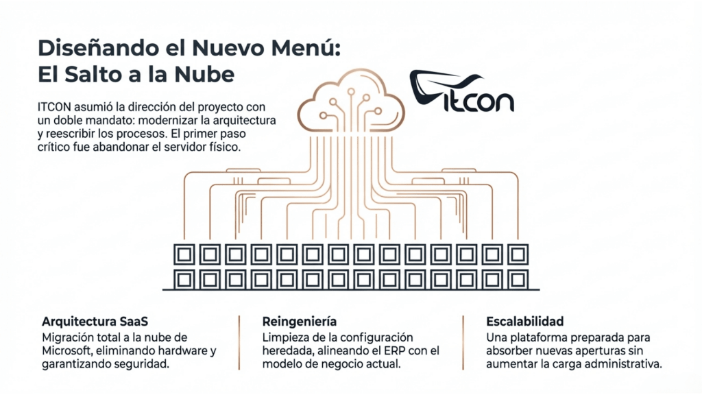 migracion Business Central SaaS nube restauracion ITCON Lamucca Company