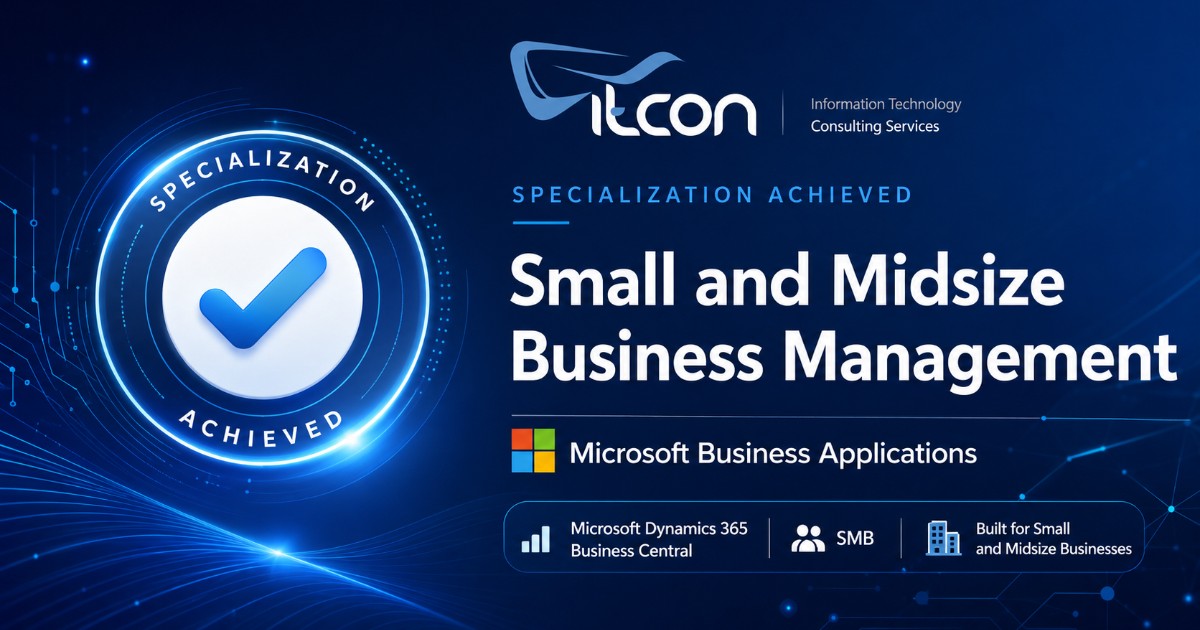 ITCON consigue la especialización Microsoft Small and Midsize Business Management en Dynamics 365 Business Central